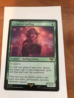 MTG Delighted Halfling The Lord of the Rings: Tales of Middle-earth 0158 Regular - Image 1
