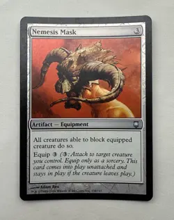 Nemesis Mask x1 *FOIL* MTG Darksteel 1x Magic Excellent Light Play EX LP - Image 1