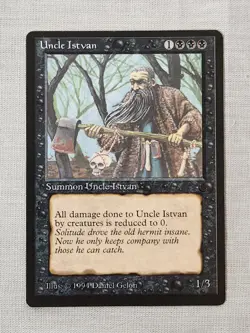 Played Uncle Istvan The Dark Mtg Magic the Gathering - Image 1