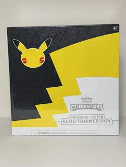 Pokemon Center Exclusive Celebrations Elite Trainer Box ETB 25th Anniversary New - Image 1