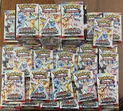 Pokemon Prismatic Evolutions Booster Packs - Lot of 30 - Sealed !! - Image 1