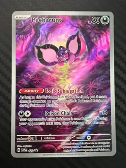 Pokemon TCG Pecharunt 129 Scarlet & Violet Promo Holo NM - Image 1