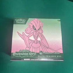 Paradox Rift Pokemon Center Elite Trainer Box ETB Iron Valiant - Image 1