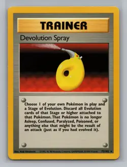 Pokemon WOTC Base Set Devolution Spray Rare - NM #72/102 9532 - Image 1