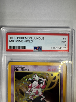 Mr. Mime Holo - 6/64 - Pokemon - Jungle - Graded PSA 7 - Image 4