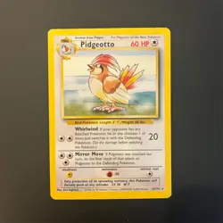 Pokemon TCG Pidgeotto Base Set 22/102 Regular Unlimited Rare - Image 1