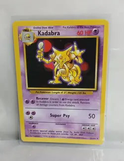 Pokemon Kadabra 32/102 Base Set 1999 - Image 2