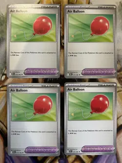 4x Air Balloon 079/086 Pokemon Black Bolt Regular English - PLAYSET - NM/M 🔥 - Image 1
