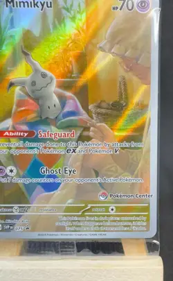 Mimikyu SVP 075 Sealed Pokemon Center Stamped Promo - Image 4