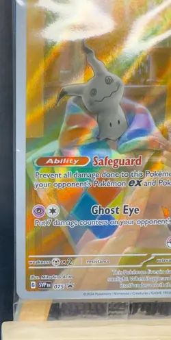 Mimikyu SVP 075 Sealed Pokemon Center Stamped Promo - Image 5