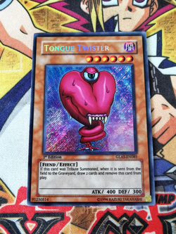 Tongue Twister glas-en085 1st Edition (VLP) Secret Rare Yu-Gi-Oh! - Image 1