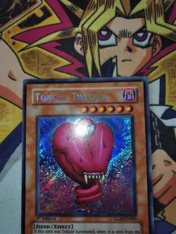 Tongue Twister glas-en085 1st Edition (VLP) Secret Rare Yu-Gi-Oh! - Image 2