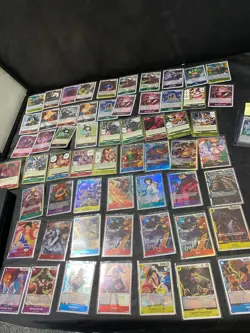 One Piece CCG cards lot of 59 card collection - NICE assortment - Image 1