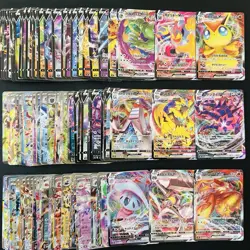 100 ex V Vmax RR RRR Holo Full Arts Lot Set Pokemon Japanese Cards T583 - Image 1