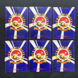 Jungle 1997 Normal Card Set of 6 Japanese Pokemon Card Old Back S007222 - Image 2