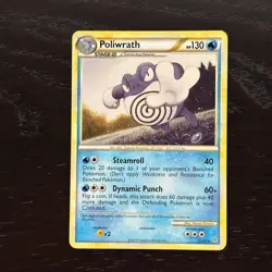 Poliwrath 21/95 Pokemon Unleashed HS Regular Rare Card MP - Image 1