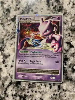 Mewtwo Lv. X Rare Pokemon 2008 - Black Star Promo Card DP28 - Image 1