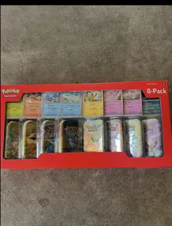 Costco Pokemon Prismatic Evolutions 8 Mini-Tins with Promo Cards Sealed - Image 2