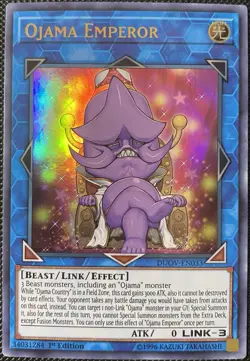 Ojama Emperor DUOV-EN033 Duel Overload 1st Edition - Yugioh Card - Image 1