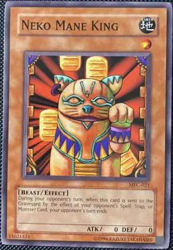 Neko Mane King MFC-021 Magician's Force Unlimited Edition - Yugioh Card - Image 1