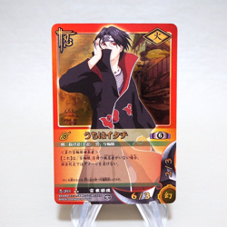 NARUTO CARD GAME Itachi Uchiha Nin-203 Ultra Rare BANDAI Ninja EX Japanese k059 - Image 1