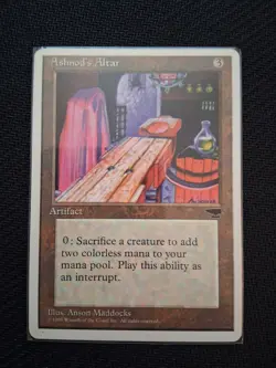 Ashnod's Altar NM Artifact Card Chronicles MTG Magic the Gathering Common - Image 1