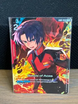 Gundam Card Game - Battle of Aces GD01-111 R+ Raw Near Mint/Mint - Image 1