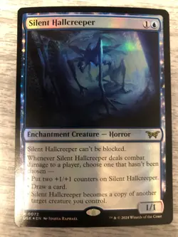 Silent Hallcreeper -FOIL Near Mint MTG Duskmourn: House of Horror FREE SHIPPING - Image 1