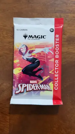 MAGIC THE GATHERING MARVEL SPIDER MAN COLLECTOR BOOSTER PACK - Image 1