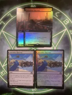 MTG Amonkhet Raceway 0424 (X2 Extended Art Foil) Aetherdrift NM & 248 Foil/Reg - Image 1