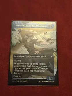Malcolm, KEEN-Eyed Navigator (Borderless) Special Guests Foil - Image 1