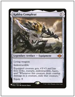 1x Kaldra Compleat, The List, Magic the Gathering, MTG NM - Image 1