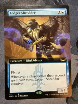 Ledger Shredder (Extended Art): Streets of New Capenna, (Non-Foil), #412 - Image 1