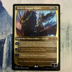 MTG Sivitri, Dragon Master FOIL ETCHED Commander: Dominaria United 065 NM - Image 1