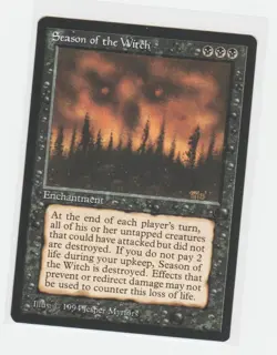 Magic the Gathering ~ MTG ~ 1x Season of the Witch ~ M/NM ~ THE DARK - Image 1