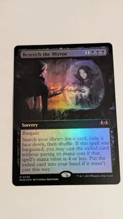 Beseech the Mirror (Extended Art) Wilds of Eldraine Foil - Image 1