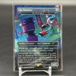 Magic Secret Lair Sonic the Hedgehog Egg Hammer Myr Battlesphere Rainbow Foil - Image 1