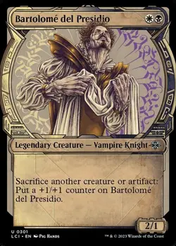NM Showcase Foil Bartolome del Presidio, MTG, Lost Caverns of Ixalan, Magic, 301 - Image 1