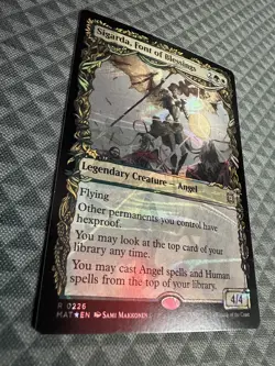 MTG Sigarda, Font of Blessings #0226 Halo Foil R MOM: The Aftermath (MAT) - Image 3
