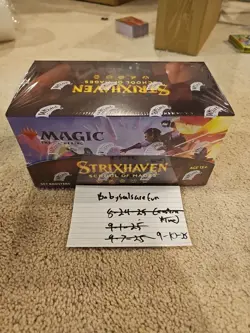 Magic the Gathering: Strixhaven School of Mages Set Booster Box - Image 1