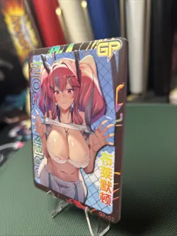 Genki Parade GP 02 Waifu Anime Card Goddess Story Raised Hit Card - Image 3