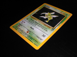 Rare Gently Used Nintendo Pokemon WOTC 2000 Holo Scyther Card 17/130 - Image 3