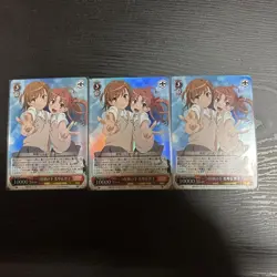Toaru Kagaku no Railgun Mikoto & Kuroko Weiss Schwarz Trading Card Individual - Image 1