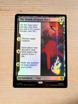 The Death Of Gwen Stacy - 54 - MTG: Marvel’s Spider-Man: Eternal - Rare - FOIL - Image 1