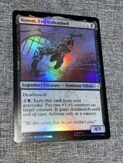 Venom, Evil Unleashed - 0071 - SPM - Foil - NM - MTG Magic the Gathering - Image 1