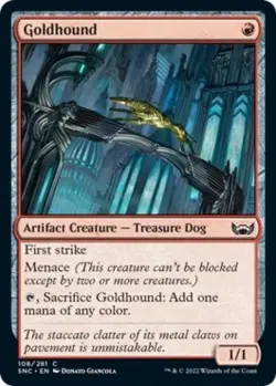 Goldhound - Near Mint MTG Streets of New Capenna - Image 1