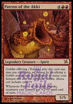 Patron of the Akki 1x FOIL BOK MTG Betrayers Kamigawa Rare MINT red - Image 1