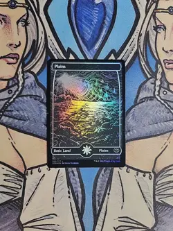 1x Plains 269 Full Art FOIL - NM/M Innistrad Crimson Vow MTG Magic - Image 1