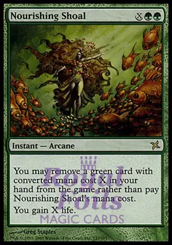 Nourishing Shoal 1x FOIL BOK MTG Betrayers Kamigawa Rare MINT green - Image 1
