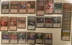 MTG FINAL FANTASY FIN -Firion, Raubahn, Barret Equipment Combo Deck - Red/Black - Image 1